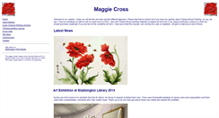 Desktop Screenshot of maggie-cross.co.uk